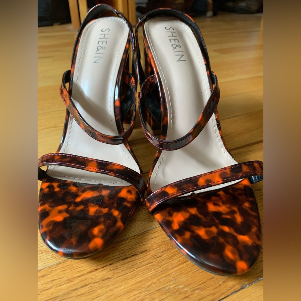 Shein size 8 strap heels